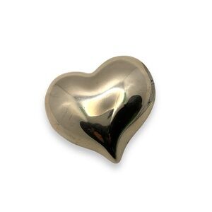 Hoselton Sculptures Paperweight‎ Aluminum Metal Heart Canadian Collectible Gift